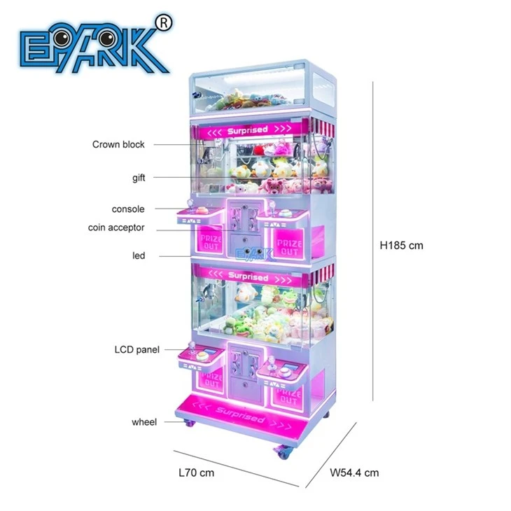 Coin Operated Game Mini Claw Machine