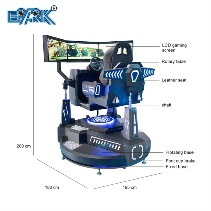 Three Screen Racing Car Simulator VR Game Machine suppliers